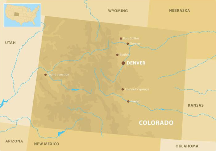 Map Of Colorado Mountains Colorado Mountains Map Download Free Vector Art Stock Graphics