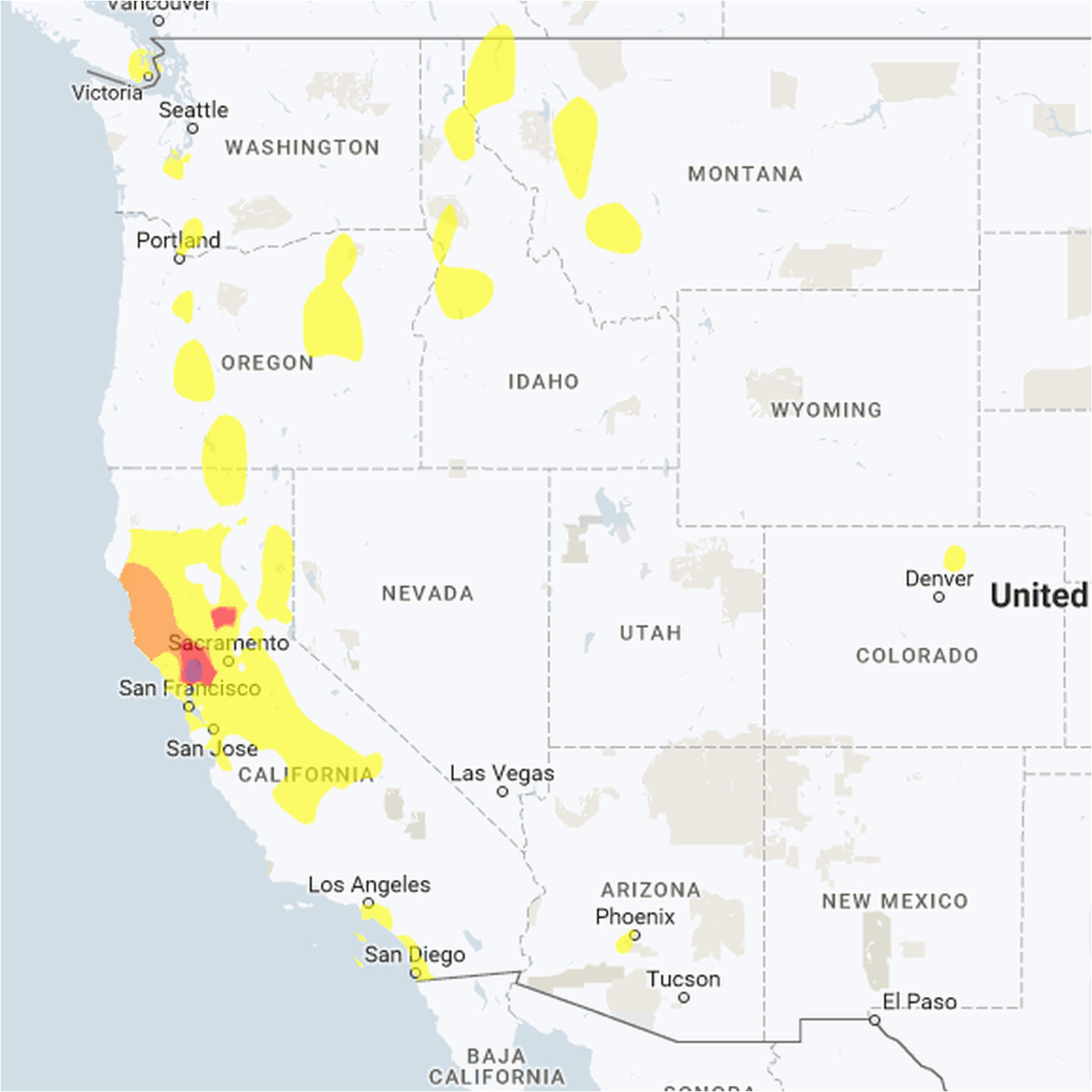 Map Of Colorado Wildfires Map Of California Fires Currently Burning Massivegroove Com