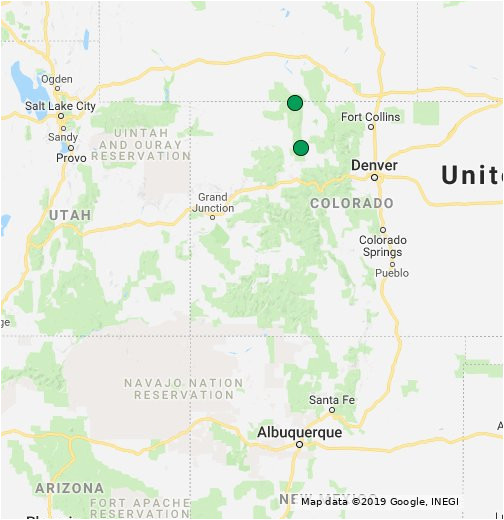 Map Of Current Wildfires In Colorado Colorado Current Fires Google My Maps