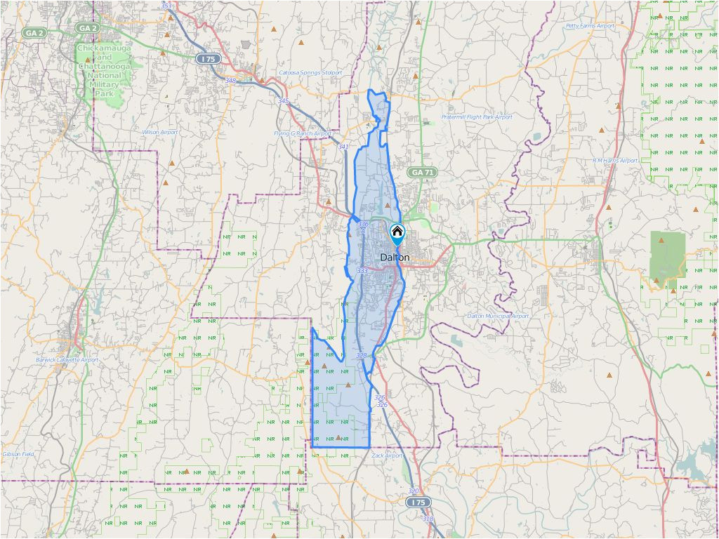 Map Of Dalton Georgia Activity at 1419 Chattanooga Ave Dalton Ga