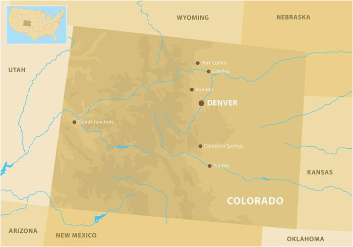 Map Of Eagle Colorado Colorado Mountains Map Download Free Vector Art Stock Graphics