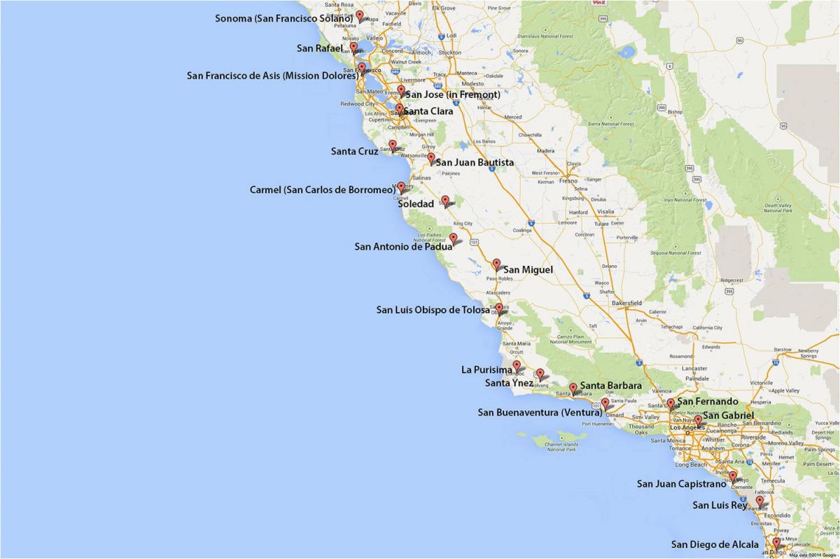 Map of El Centro California
