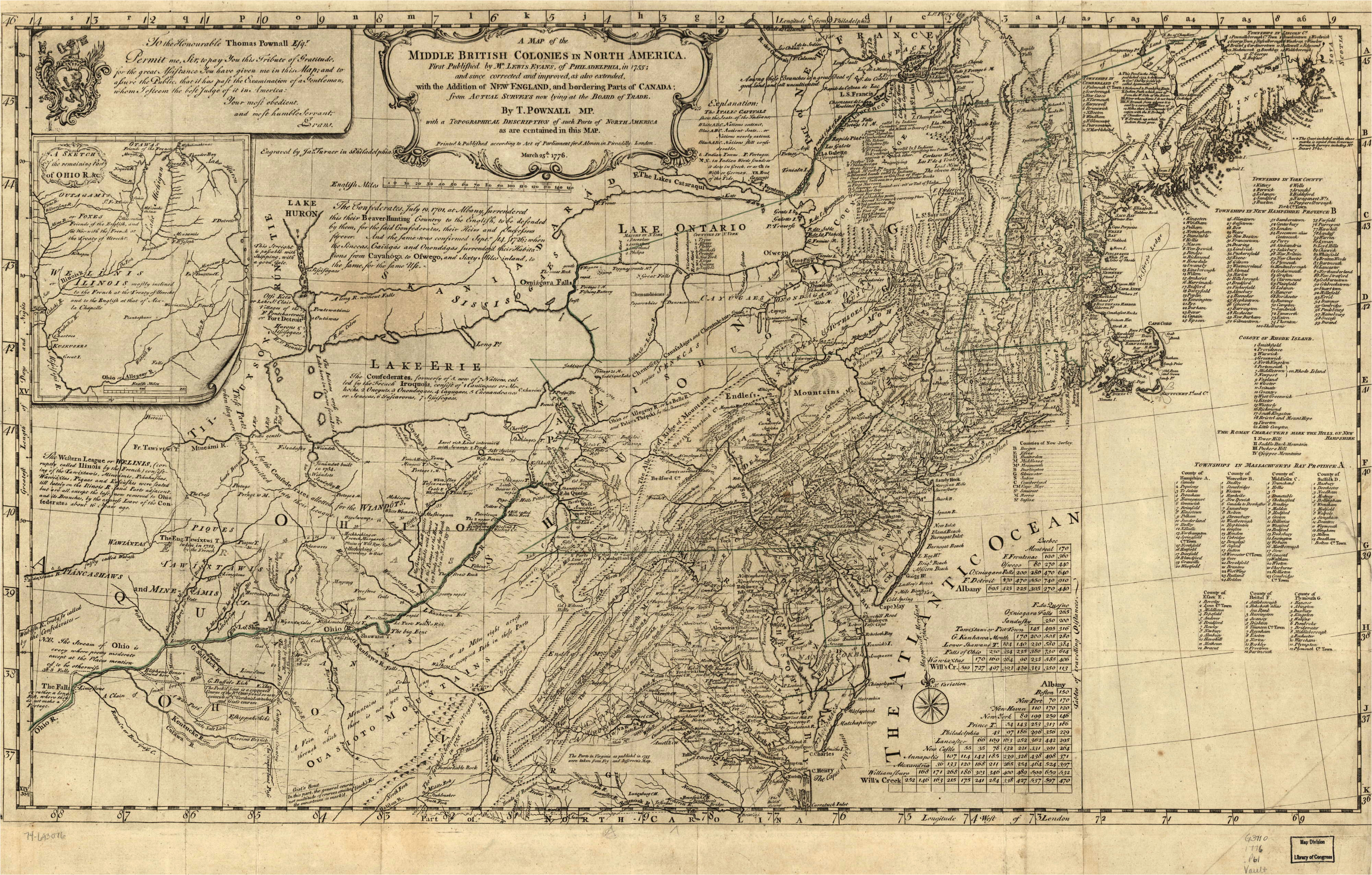 Map Of Galloway Ohio 1775 to 1779 Pennsylvania Maps