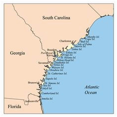 Map Of Georgia Beaches 92 Best Georgia Beaches Images Destinations Trips Vacations