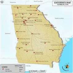 Map Of Georgia Colleges 21 Best State Map Usa Images State Map Georgia Usa Us State Map