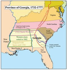 Map Of Georgia Colony 108 Best 13 Colonies Images social Studies Classroom Teaching