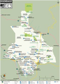 Map Of Glendale California 97 Best California Maps Images California Map Travel Cards