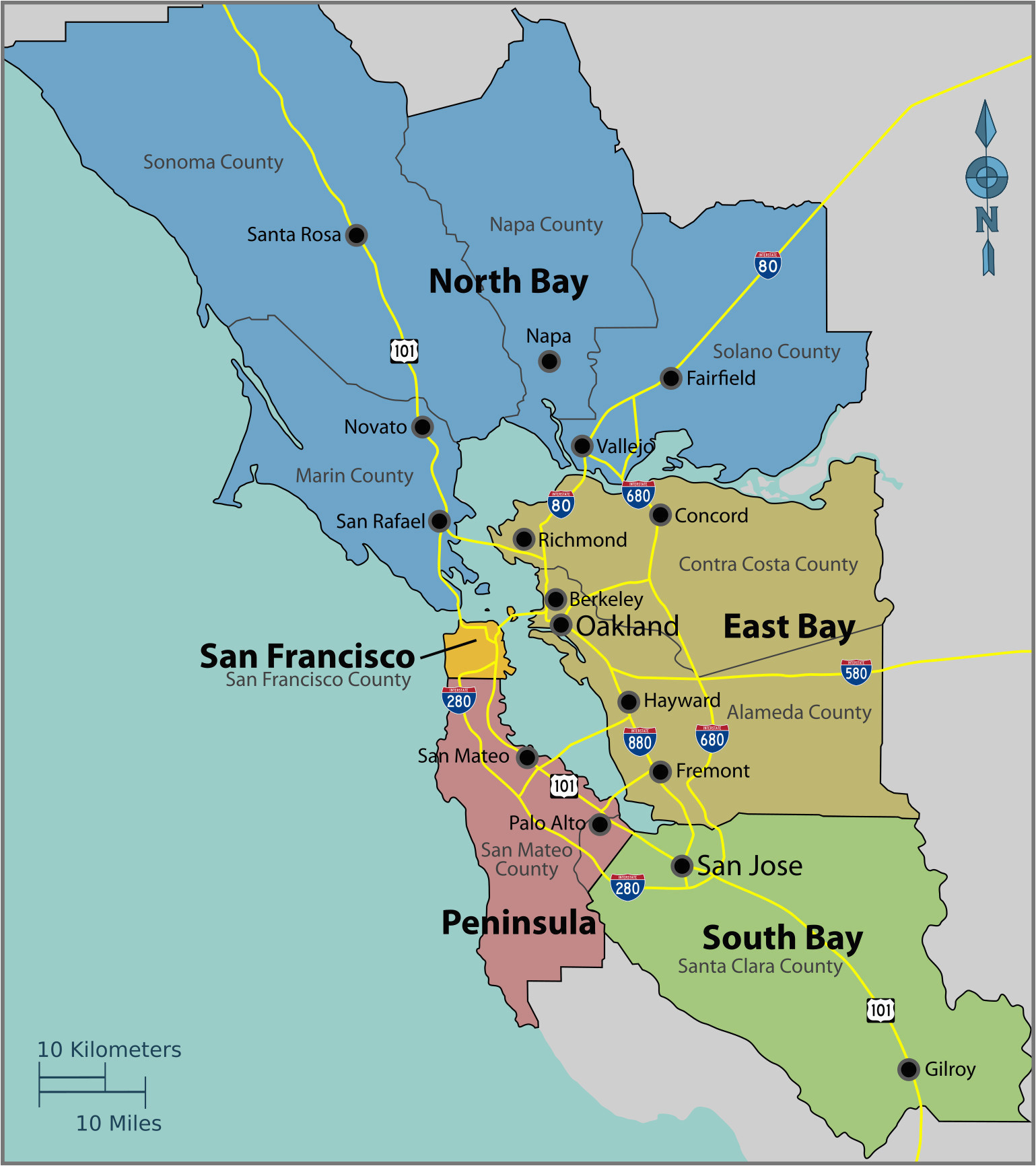 Map Of Inland Empire California