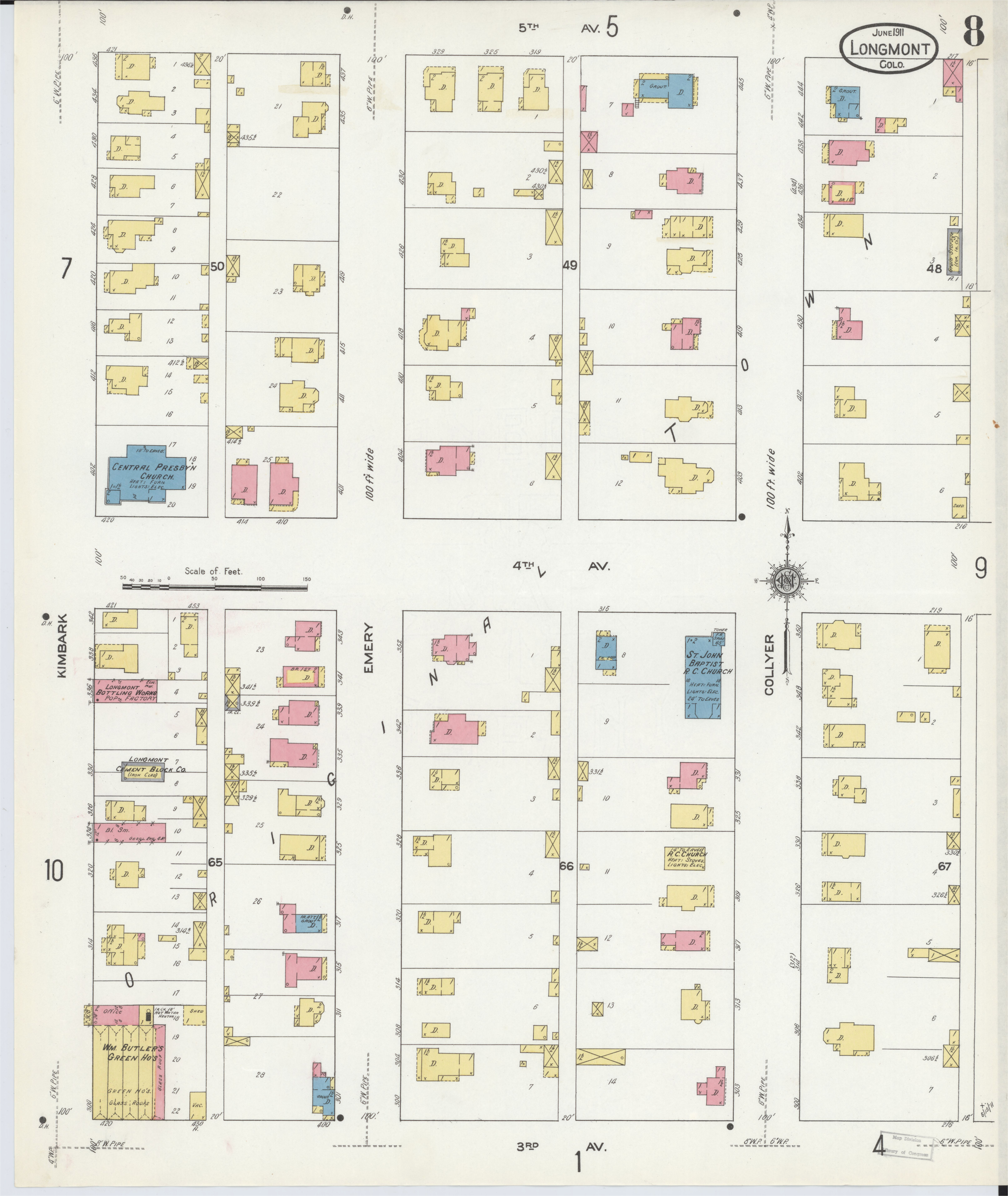 Map Of Longmont Colorado File Sanborn Fire Insurance Map From Longmont Boulder County