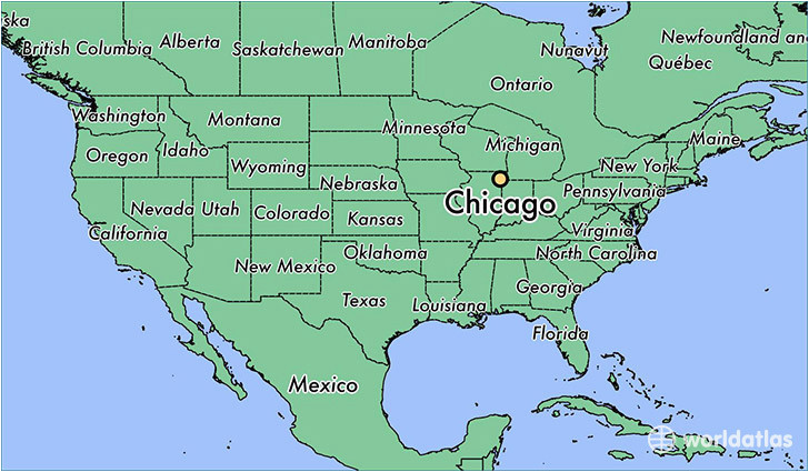 Map Of Michigan West Coast where is Chicago Il Chicago Illinois Map Worldatlas Com