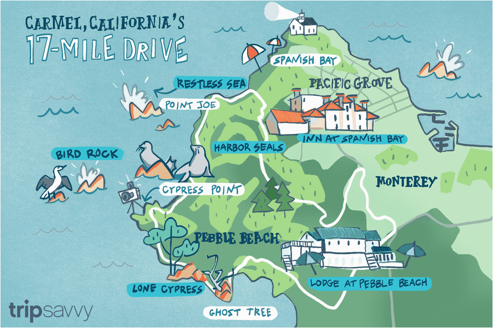 Map Of Pebble Beach California 17 Mile Drive Must Do Stops and Proven Tips