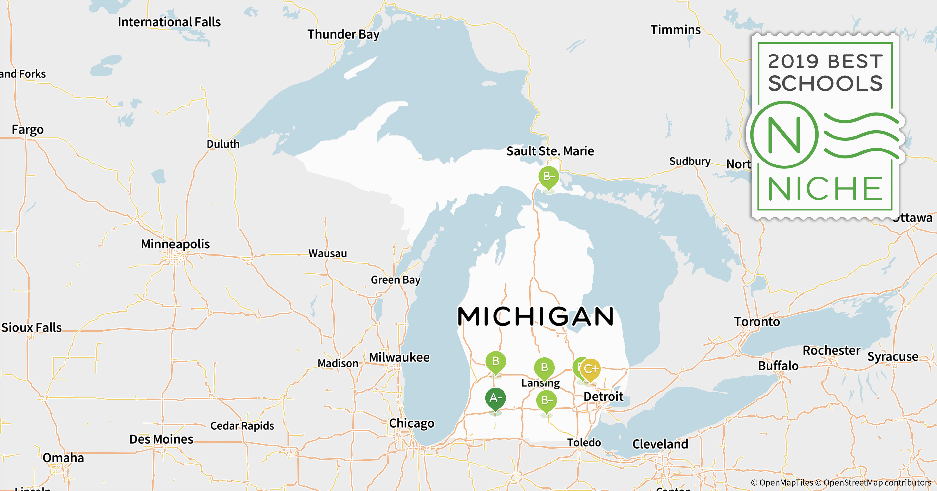 Map Of School Districts In Michigan 2019 Best Online High Schools In Michigan Niche