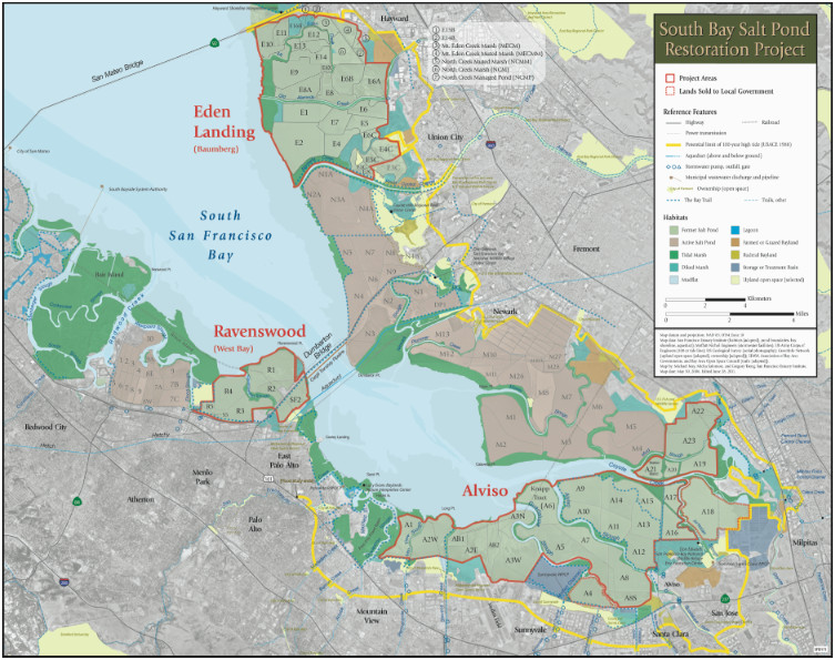 Map Of south Bay California south Bay Restoration Maps