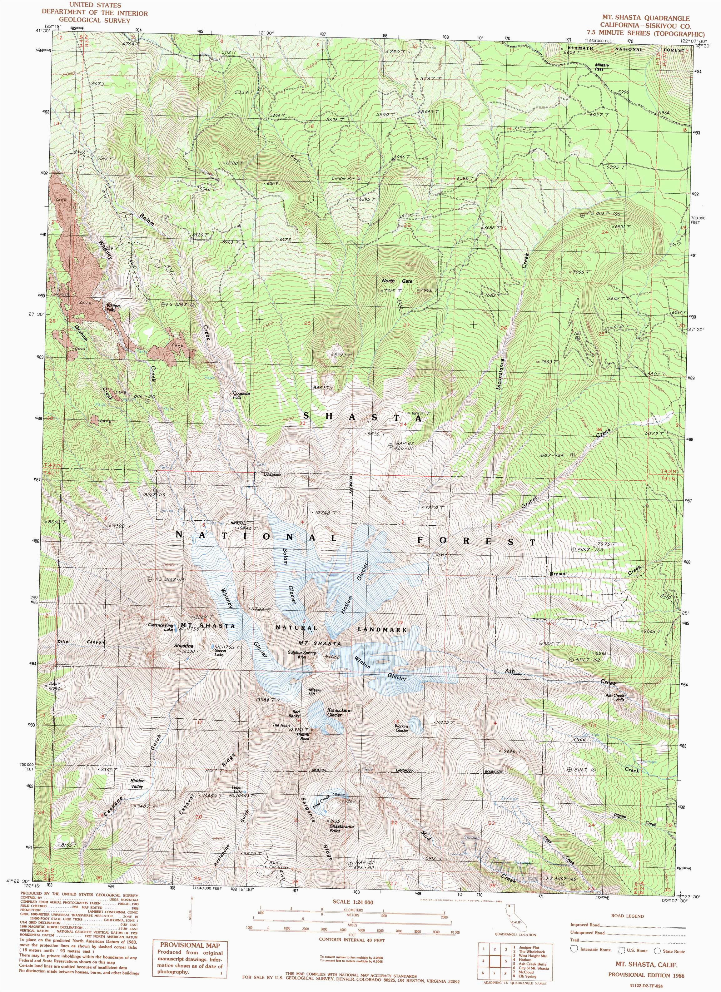 Map Of the Redwoods In California Od Gallery for Graphers Mt Shasta Map California Large Map Of the
