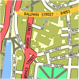 Mead Colorado Map Walkit Com Bristol Walking Directions From Bristol Temple Meads to