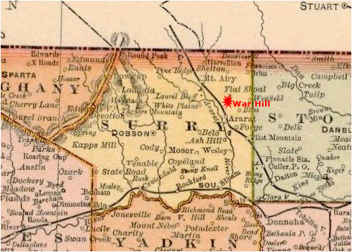 Mount Airy north Carolina Map War Hill Found north Carolina Collection