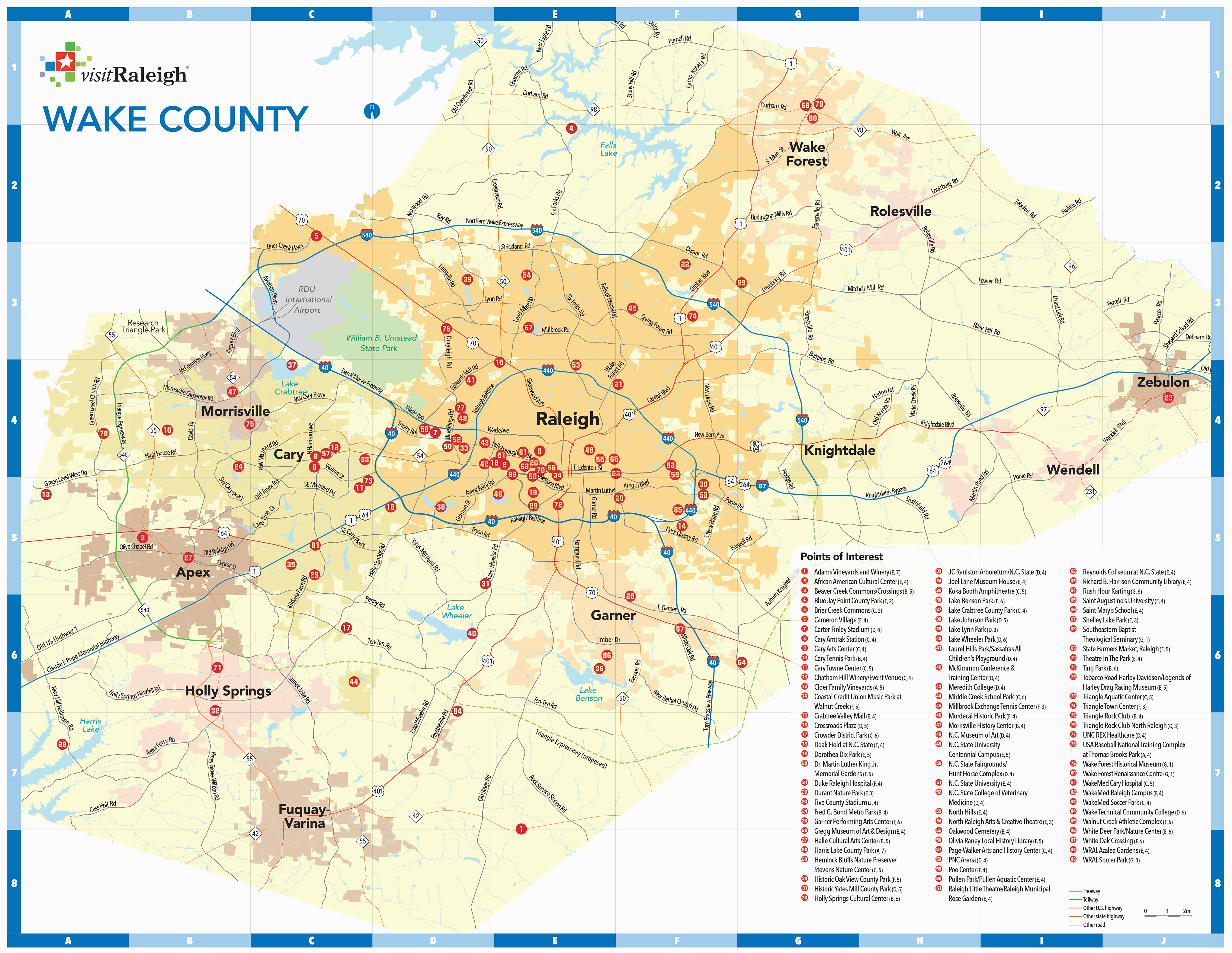 North Carolina Airport Map Raleigh N C Maps Downtown Raleigh Map