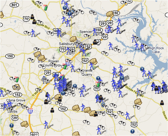 North Carolina Crime Map Spotcrime the Public S Crime Map July 2010