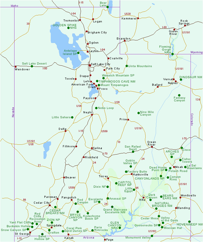 North Park Colorado Map Maps Of Utah State Map and Utah National Park Maps