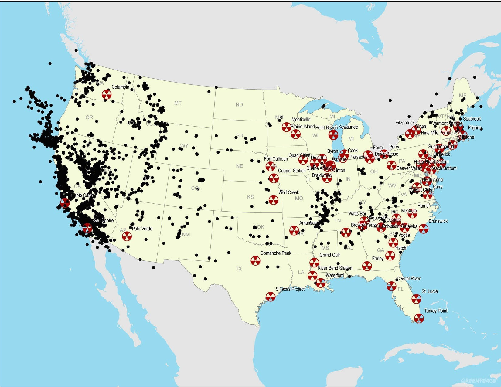 Nuclear Plants In Georgia Map Map Of Nuclear Power Plants In the United States Valid Us Nuclear