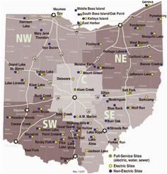 Ohio State Park Map 142 Best Ohio State Parks Images On Pinterest Destinations Family