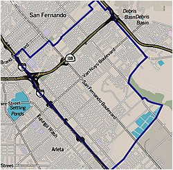 Pacoima California Map Pacoima Los Angeles Revolvy
