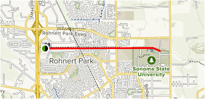 Rohnert Park California Map Copeland Creek Trail California Alltrails