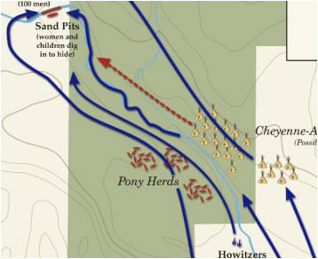 Sand Creek Colorado Map Battle Of Sand Creek Facts Summary American Battlefield Trust