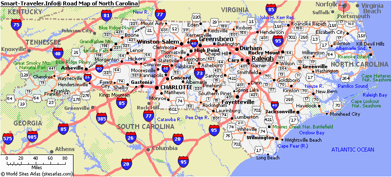 Sanford north Carolina Map List Cities towns north Carolina Carolina Map Directory for Print