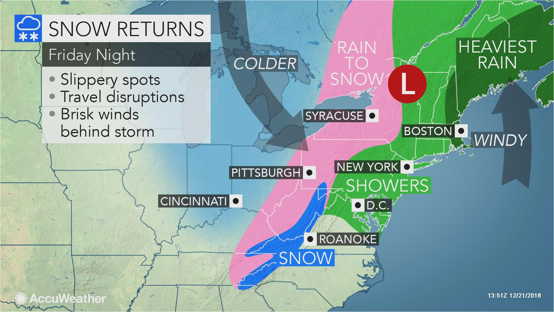 Snow Cover Map Michigan Snow to Create Added Travel Headaches In Parts Of Appalachians