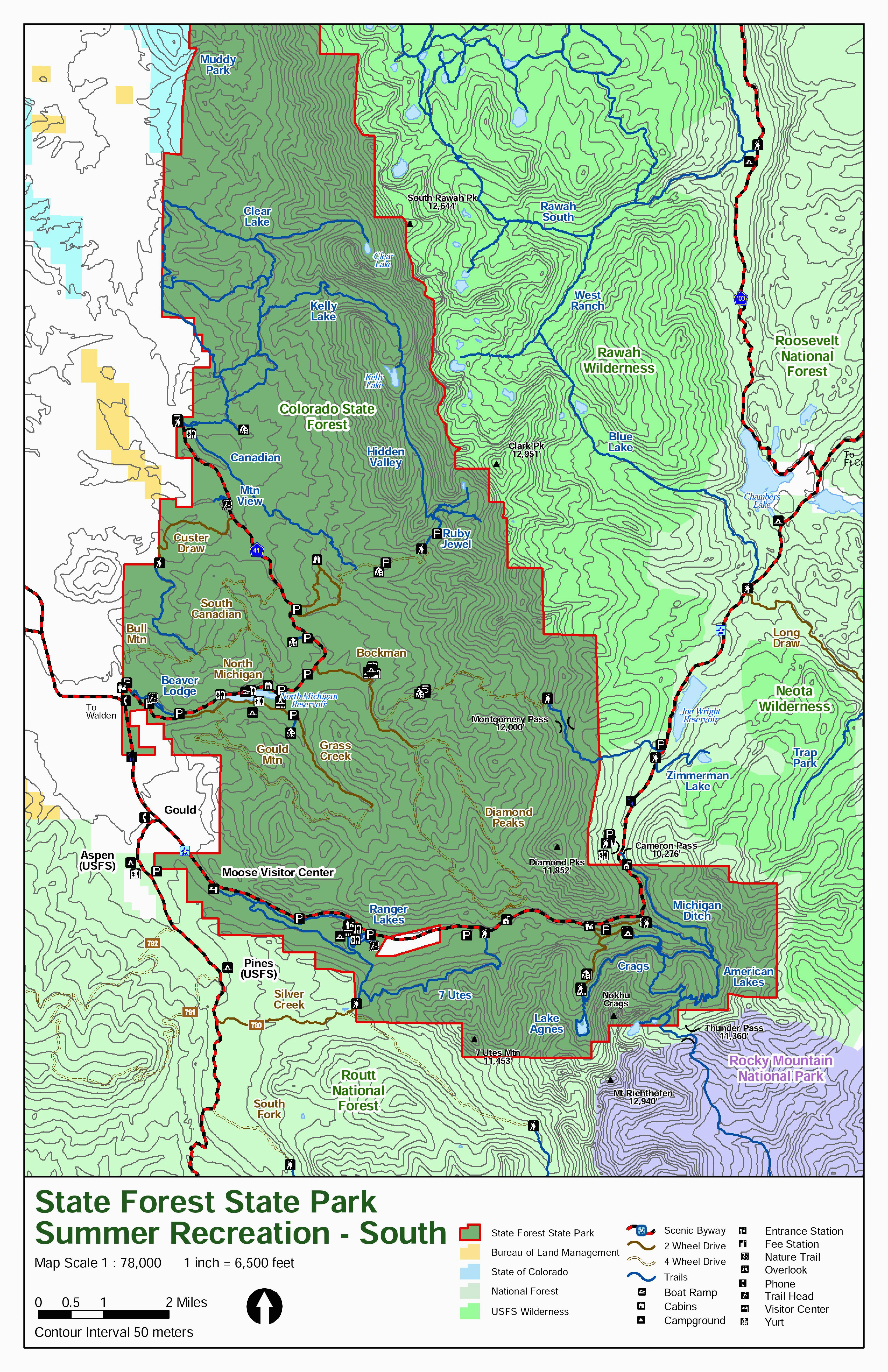 State Parks In Colorado Map Colorado National forest Map Fresh Colorado County Map with Cities