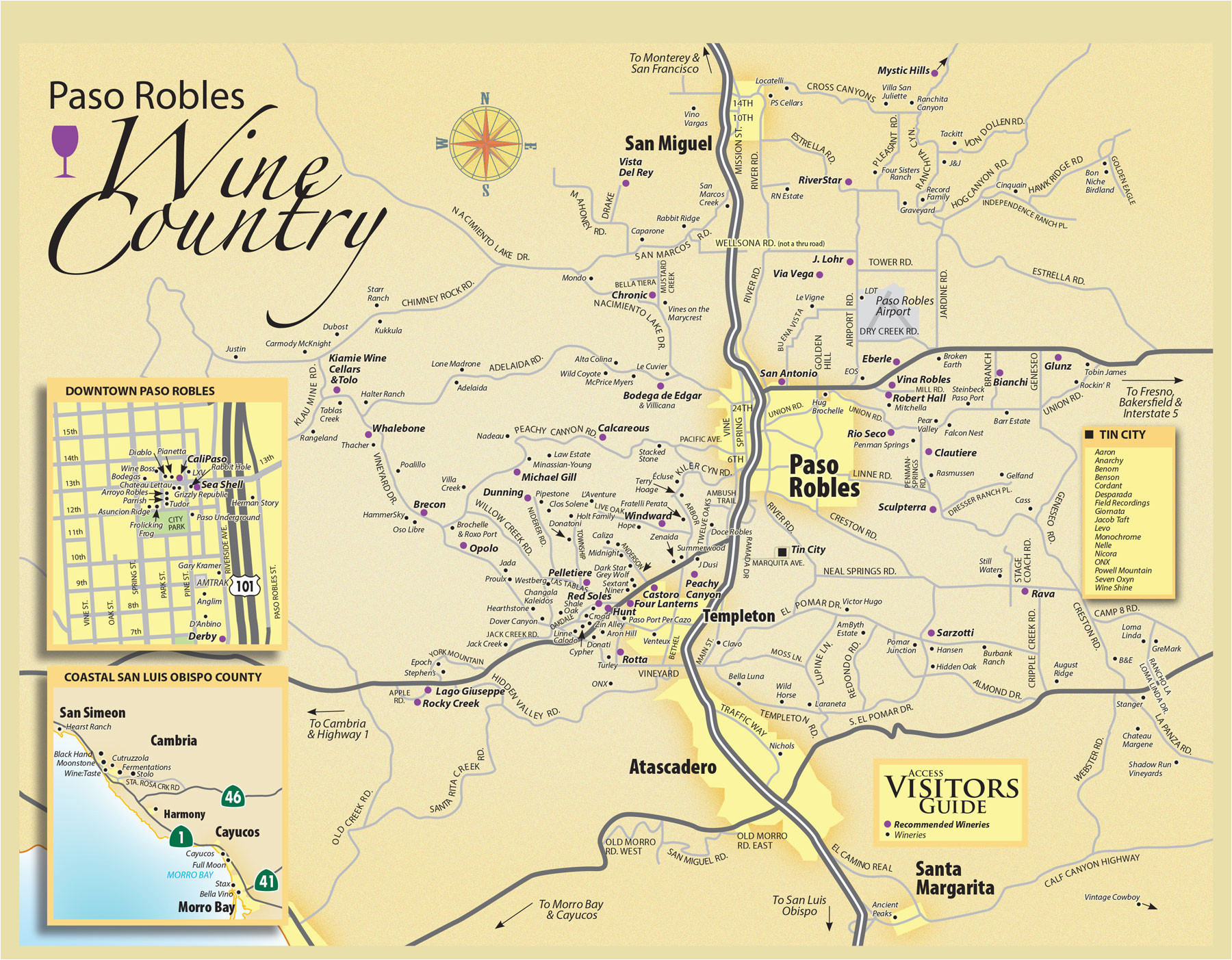 Taft California Map Map Of Paso Robles California Massivegroove Com