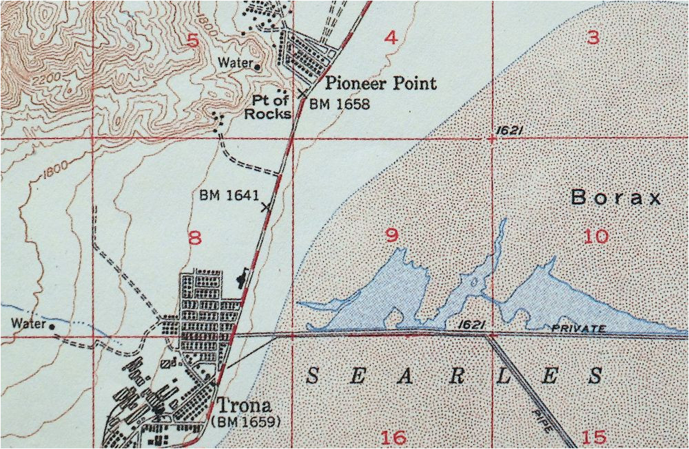 Trona California Map 1949 Trona California Searles Valley 15 Minute Usgs topographic topo