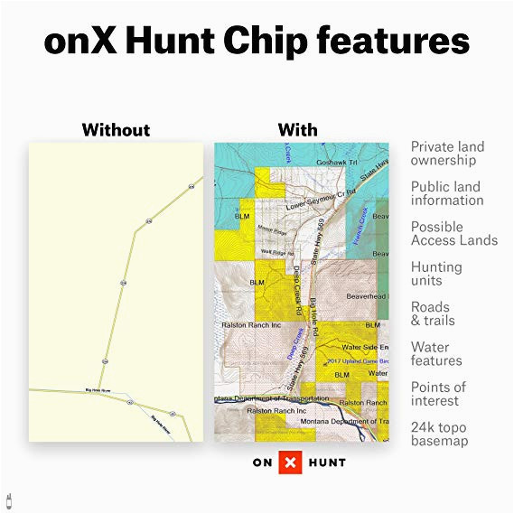 Unit 61 Colorado Map Amazon Com Colorado Hunting Maps Onx Hunt Chip for Garmin Gps