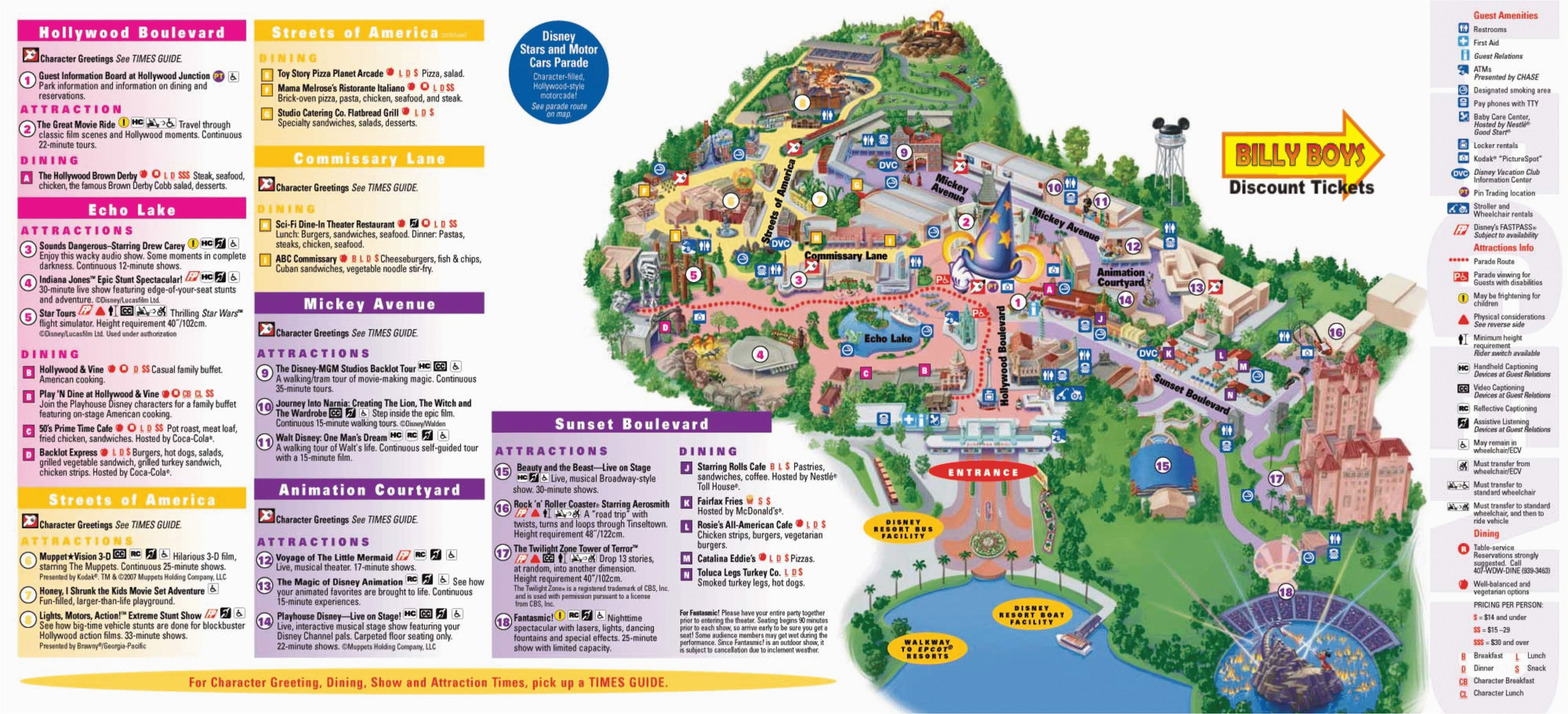Printable Universal Studios Map