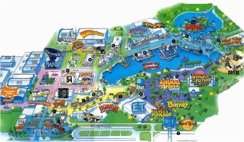 Universal Studios California Park Map Universal Studios California Map Best Of Park Maps Map Universal