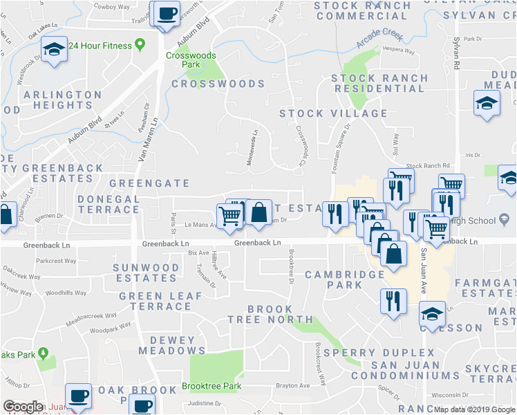 Where is Citrus Heights California On the Map 6924 Le Havre Way Citrus Heights Ca Walk Score