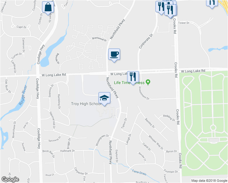 Where is Troy Michigan On A Map 4850 northfield Parkway Troy Mi Walk Score