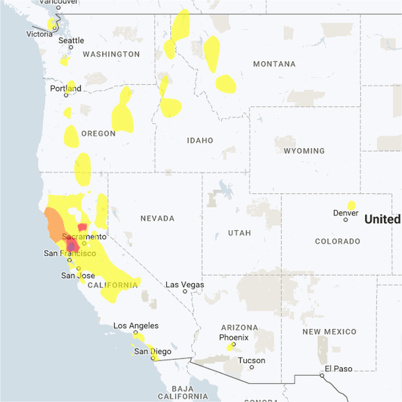 Wildfire Colorado Map Map Of Current California Fires Massivegroove Com