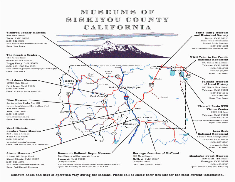 Yreka California Map Visit the Siskiyou County Museum Located In Yreka Ca Places to