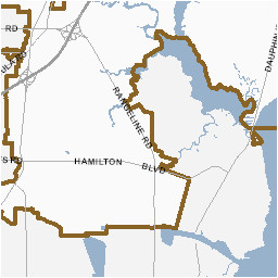 Zip Code Map Of Mobile County Alabama City Map