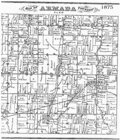 Armada Michigan Map 62 Best Life Past and Present In Armada Michigan Images