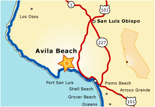 Avila Beach California Map Avila Beach Ca Map the Best Beaches In the World