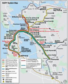 California Bart Map 23 Best Bart San Francisco Images Bart San Francisco Bay area