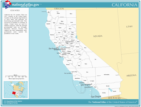 California County Map Pdf Printable Maps Reference