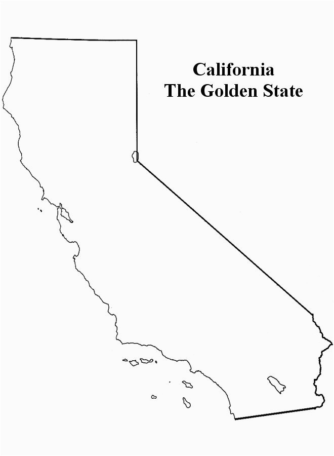 California Map Drawing California Cutout Use Stickers and Doodles to Cover Different areas