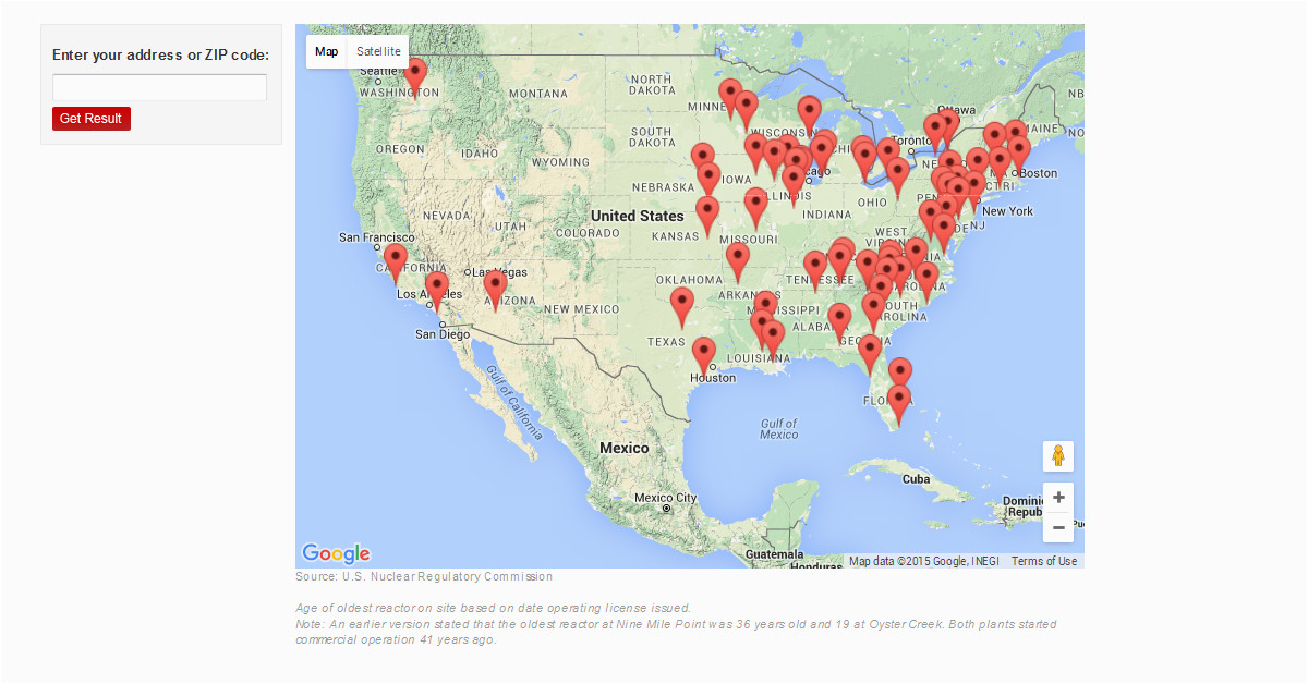 California Nuclear Power Plants Map Map Of Nuclear Power Plants Maps Directions