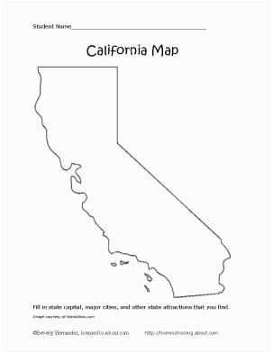 California Regions Map 4th Grade Learn About California with Free Printable Workheets Education