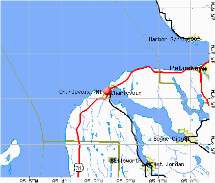 Charlevoix Michigan Map Michigan Getaway Off topic Discussion forum