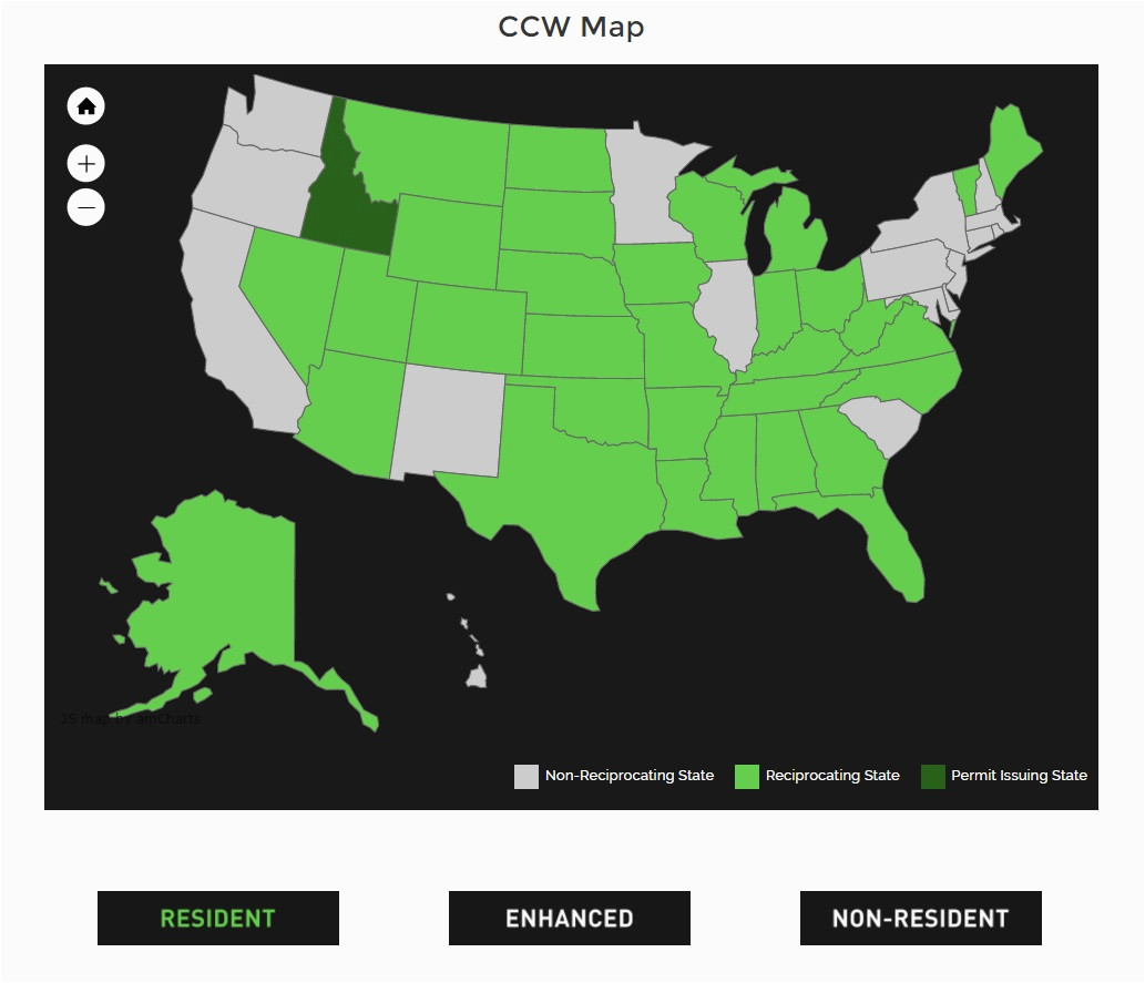 Colorado Concealed Carry Reciprocity Map Texas Chl Reciprocity Map Arizona Weather Map Yorkshire Map